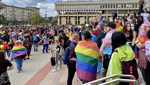 Vilniuje rengiamos LGBT eitynės už lygybę