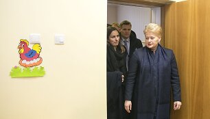 Prezidentė Dalia Grybauskaitė lankosi Vaiko raidos centre 