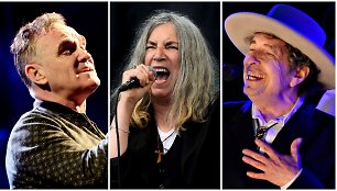 Morrissey, Patti Smith ir Bobas Dylanas