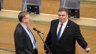 Juozas Bernatonis ir Linas Linkevičius