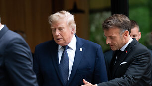 Emmanuelis Macronas, Donaldas Trumpas