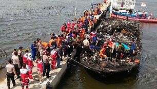 Indonezijos kelte kilo gaisras