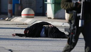 Izraelio pajėgų pa&scaron;auta palestinietė