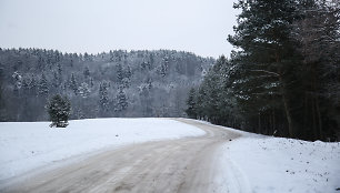 Žiema Verkių regioniniame parke