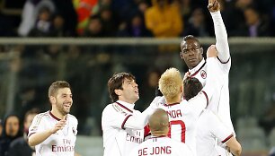 Mario Balotelli ir &bdquo;Milan&ldquo; triumfas