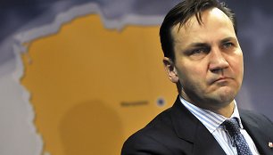 Lenkijos užsienio reikalų ministras Radoslawas Sikorskis