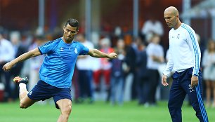 Cristiano Ronaldo ir Zinedine'as Zidane'as