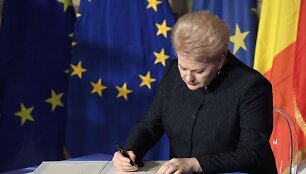 Dalia Grybauskaitė pasira&scaron;o naują Romos deklaraciją