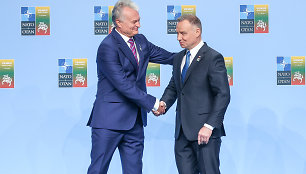 Gitanas Nausėda ir Andrzejus Duda