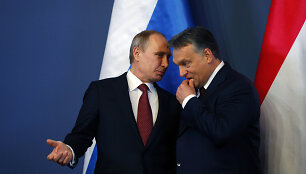 Vladimiras Putinas ir Viktoras Orbanas