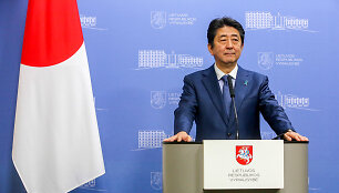 Japonijos Ministras Pirmininkas Shinzo Abe