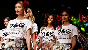 &bdquo;Dolce & Gabbana&ldquo; 2017 m. pavasario-vasaros kolekcijos pristatymas 