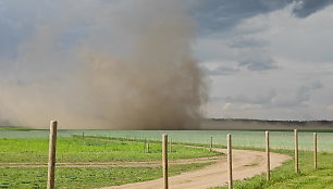 Viesulas Trakų rajone