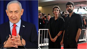 Benjaminas Netanyahu ir filmo &bdquo;Naza&ldquo; režisieriai