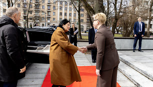 Ingrid Šimonytė susitiko su Salome Zurabišvili