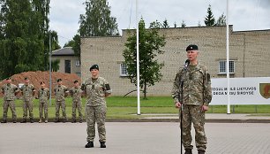 Lietuvos kariuomenės batalionui vadovauti pirmą kartą paskirta moteris