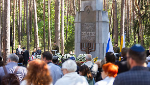 Vilniuje pagerbtas Lietuvos žydų genocido aukų atminimas