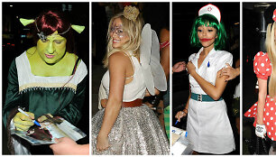 Žvaigždės &scaron;venčia Heloviną: Coltonas Haynesas, Hilary Duff, Ashley Madekwe ir Paris Hilton
