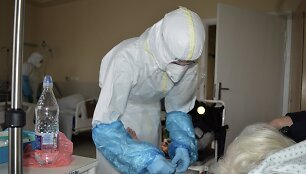 Koronaviruso ligonių gydymas LSMU Kauno ligoninėje
