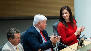 Seimo plenariniame posėdyje balsavimas dėl premjerės kandidatūros / Robertas Riabovas/BNS nuotr.