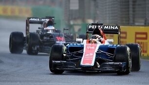 &bdquo;Formulės-1&ldquo; lenktynių treniruotės Australijoje