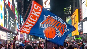 Niujorko naktis &bdquo;Knicks&ldquo; klubui tapus NBA čempionu