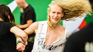 Festivalio &bdquo;Roko naktys&ldquo; akimirka