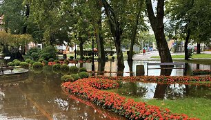 Užtvindytas Miendzyzdroje miesto parkas, Vakarų Pamario vaivadija