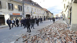 Žemės drebėjimas Kroatijoje