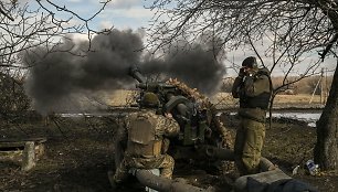 Ukrainos karių pajėgos prie Bachmuto
