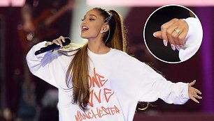 Ariana Grande pakurstė kalbas apie sužadėtuves