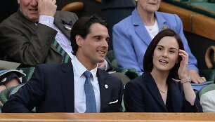 Michelle Dockery ir Johnas Dineenas