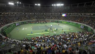 Serena Williams olimpinio teniso turnyro a&scaron;tuntfinalyje krito prie&scaron; Eliną Svitoliną
