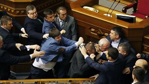 Mu&scaron;tynės Ukrainos Auk&scaron;čiausioje Radoje