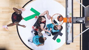 Ąžuolas Tubelis Vilniaus derbyje su &bdquo;Wolves Twinsbet&ldquo;