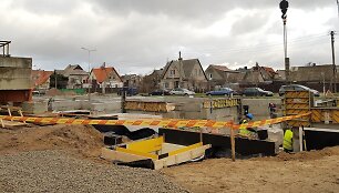Klaipėdoje statomas dar vienas naujas daugiabutis socialinio būsto gyventojams.