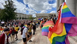 Vilniuje rengiamos LGBT eitynės už lygybę