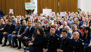 Domeikavos bendruomenės protestas