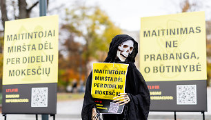 Lietuvos restoranų, viešbučių ir kavinių atstovų protestas dėl augančių mokesčių