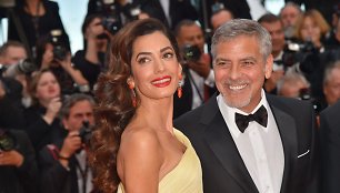 George'as Clooney su žmona Amal Clooney