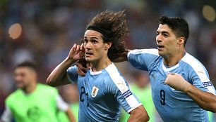 Edinsonas Cavani ir Luisas Suarezas