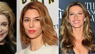 Catherine Deneuve, Sofia Coppola ir Gisele Bundchen