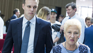 Gabrielius Landsbergis ir Irena Degutienė
