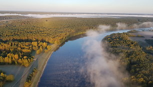 Skrydis virš Nemuno kilpų regioninio parko