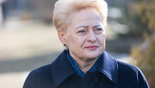 Dalia Grybauskaitė balsavo antrajame savivaldos rinkimų ture