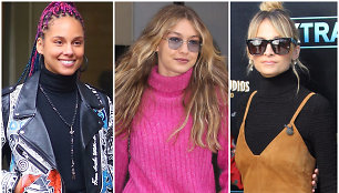 Alicia Keys, Gigi Hadid ir Nicole Richie