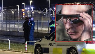 Vladimiras Putinas ir dronų incidentas Kopenhagos oro uoste