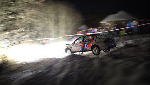 Natiniai „Winter rally“ ruožai