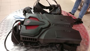 Kompiuterio &bdquo;MSI VR One&ldquo; bandymai