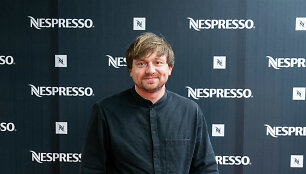 Martynas Pra&scaron;kevičius su sūnumi
